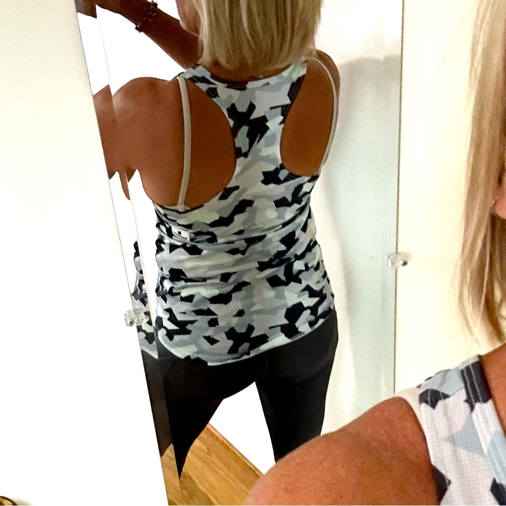 Saysky Camo Combat Singlet in white - Picture 3 of 6